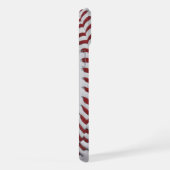 Baseball player Batter with Customizable Number iPhoneケース (右側面)