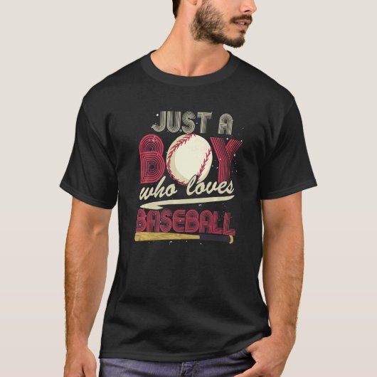 Baseball Player Boys Sport Baseball Catcher Baseba Tシャツ (正面)