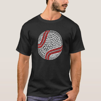 Baseball   Player International Dot Day V neck Tシャツ
