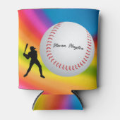Baseball Player or just a Fan personalize 缶クーラー (正面)