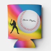 Baseball Player or just a Fan personalize 缶クーラー (裏面)
