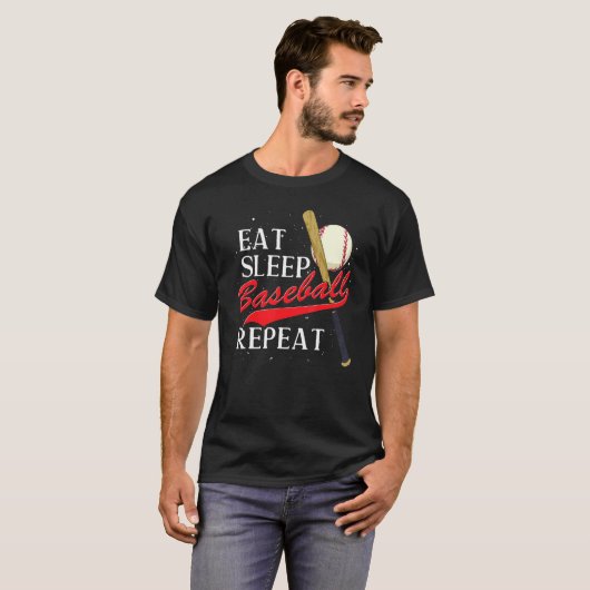 Baseball Player Sport Baseball  Pitcher  Baseball Tシャツ (正面フル)