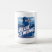Baseball Playoff Championship Spirit Design コーヒーマグカップ (中央)