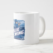 Baseball Playoff Championship Spirit Design ジャンボコーヒーマグカップ (正面右)