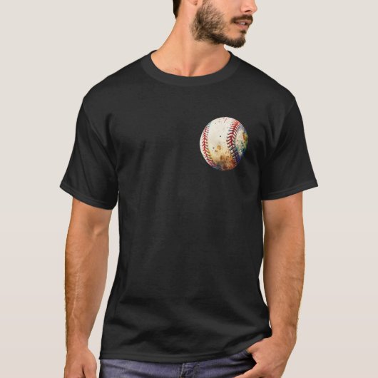 Baseball Pocket Mom Baseball  Women Baseball Game  Tシャツ (正面)