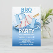 Baseball Pool Party 10th Birthday 招待状 (スタンド正面)