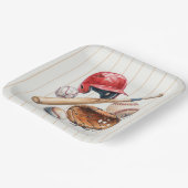 Baseball Rookie Birthday ペーパープレート (傾斜あり)