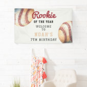 Baseball Rookie of the Year 7th Birthday Welcome  横断幕 (インサイチュ)