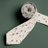 Baseball Santa Christmas Necktie with Monogram ネクタイ