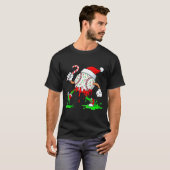 Baseball Santa Hat Christmas Ice Cream Drip Candy  Tシャツ (正面フル)