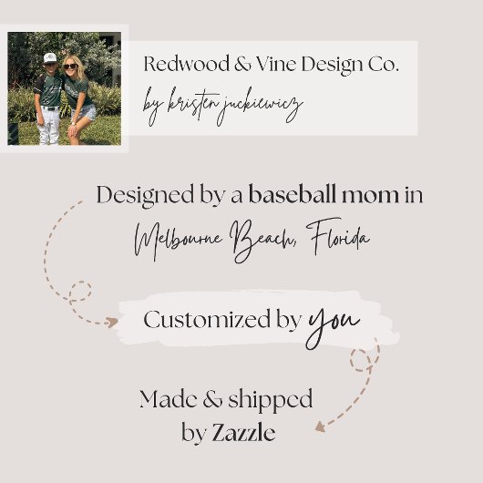 Baseball Santa Personalized Christmas ギフトタグ