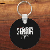 Baseball senior mom 2026 final inning baseballBase キーホルダー (正面)