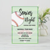 Baseball Senior Night High School Party 招待状 (スタンド正面)