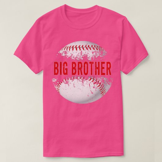 Baseball Softball Lover Ball Big Brother Fathers D Tシャツ (デザイン正面)