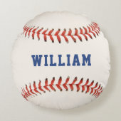 Baseball Softball Sport Name ラウンドクッション (正面)