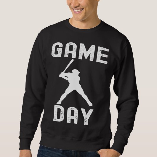 Baseball Sports athlete  Cool Quotes Family スウェットシャツ (正面)