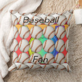 Baseball Sports Fan Logo   クッション (ブランケット)