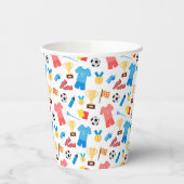 Baseball sports Pattern  紙コップ (左)