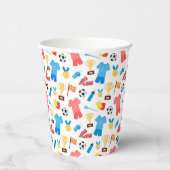 Baseball sports Pattern 紙コップ (右)