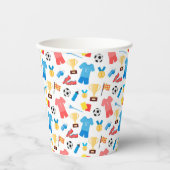 Baseball sports Pattern 紙コップ (正面)
