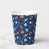 Baseball sports Pattern  紙コップ (裏面)