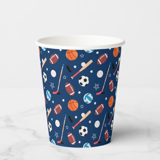 Baseball sports Pattern 紙コップ (裏面)