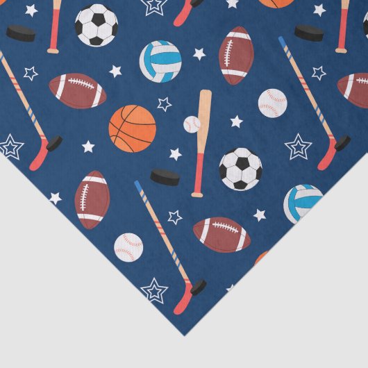 Baseball sports Pattern  薄葉紙 (詳細)