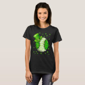 Baseball St Patricks Day Leprechaun Shamrock Irish Tシャツ (正面フル)