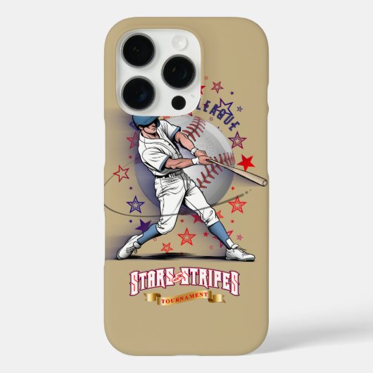 Baseball Stars & Stripes | Case-Mate iPhoneケース (裏面)
