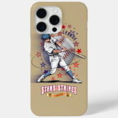 Baseball Stars & Stripes | Case-Mate iPhoneケース (裏面)
