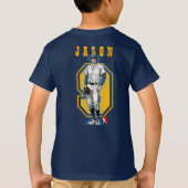 Baseball Stars & Stripes (D. mode) | KIds Tシャツ (裏面)