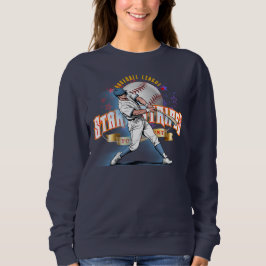 Baseball Stars & Stripes (D. mode) | Women  スウェットシャツ