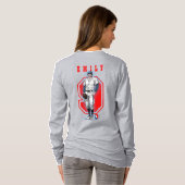 Baseball Stars & Stripes | Women Long Sleeve Tシャツ (裏面フル)