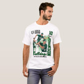 Baseball Team Custom Photo Senior Night Green Tシャツ (正面フル)