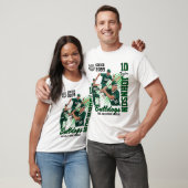 Baseball Team Custom Photo Senior Night Green Tシャツ (ユニセックス)