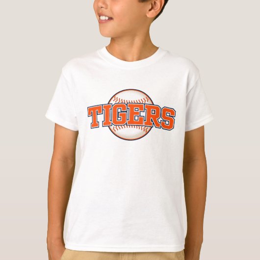 Baseball Team Detroit Tiger Tシャツ (正面)