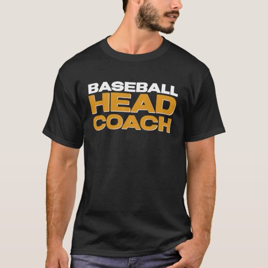 Baseball Team Head Coach Tシャツ (正面)
