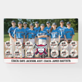 Baseball Team Photo 横断幕