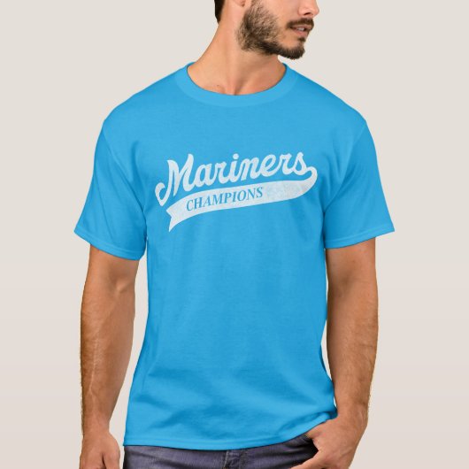 Baseball Team Seattle Mariner Tシャツ (正面)