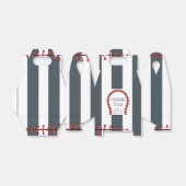 Baseball Thank パーソナライズされた You Baby Shower フェイバーボックス (折り畳みなし)