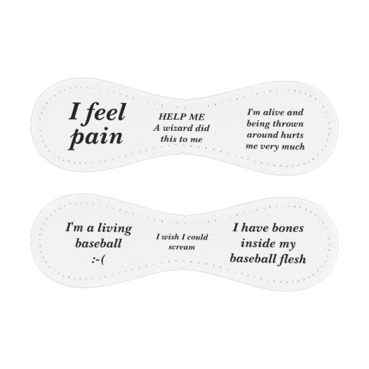 Baseball that feels pain 野球ボール (パネル)