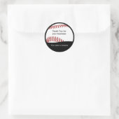 Baseball Themed Thank You Stickers ラウンドシール (バッグ)