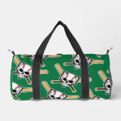 Baseball Til Death Green Screwball Graphics ダッフルバッグ (正面)
