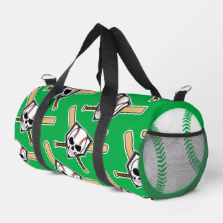 Baseball Til Death Green Screwball Graphics ダッフルバッグ