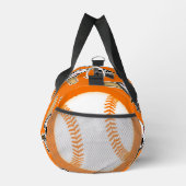 Baseball Til Death Orange Screwball Graphics ダッフルバッグ (右)