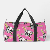Baseball Til Death Pink Screwball Graphics ダッフルバッグ (裏面)