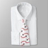 Baseball Tiled Design Necktie ネクタイ (タイ)