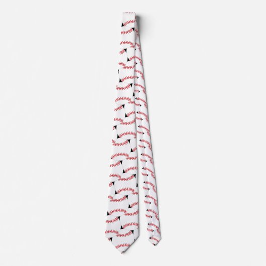 Baseball Tiled Design Necktie ネクタイ (正面)