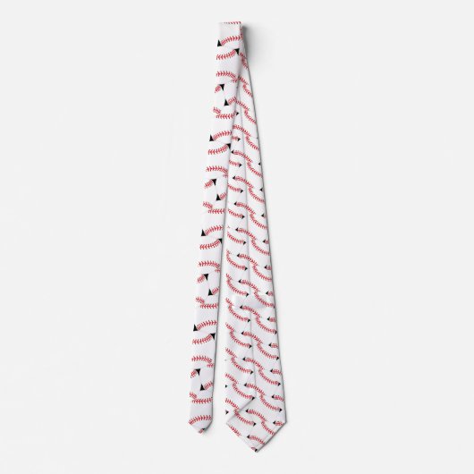 Baseball Tiled Design Necktie ネクタイ (裏面)