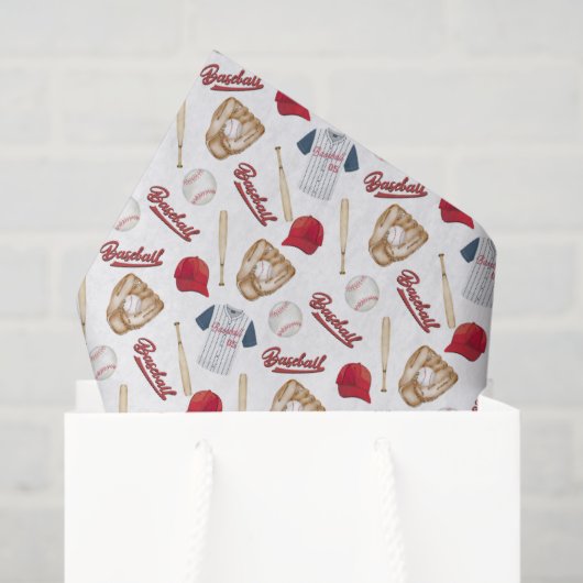Baseball Tissue Paper 薄葉紙 (ギフトバッグ)